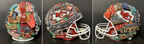 Fazzino Art Fazzino Art NFL: Kansas City Chiefs Helmet (Full Size)